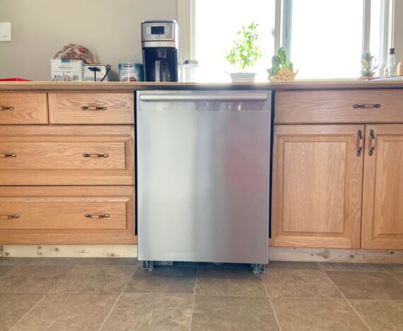 dishwasher in kitchen renovation
